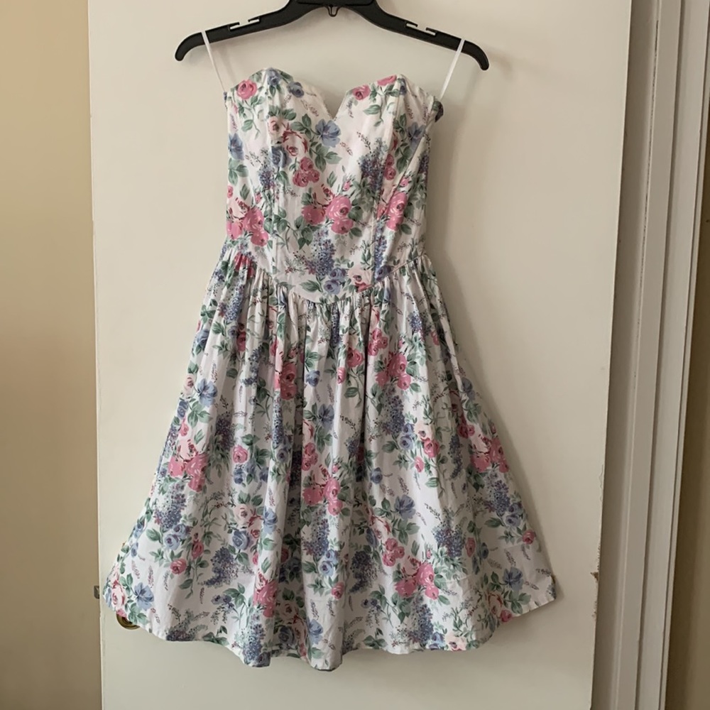 ORSAY 100% cotton strapless prom dress.